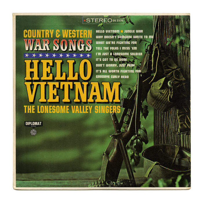 The Lonesome Valley Singers ‎– Hello Vietnam. Country &amp; Western War Songs album art
