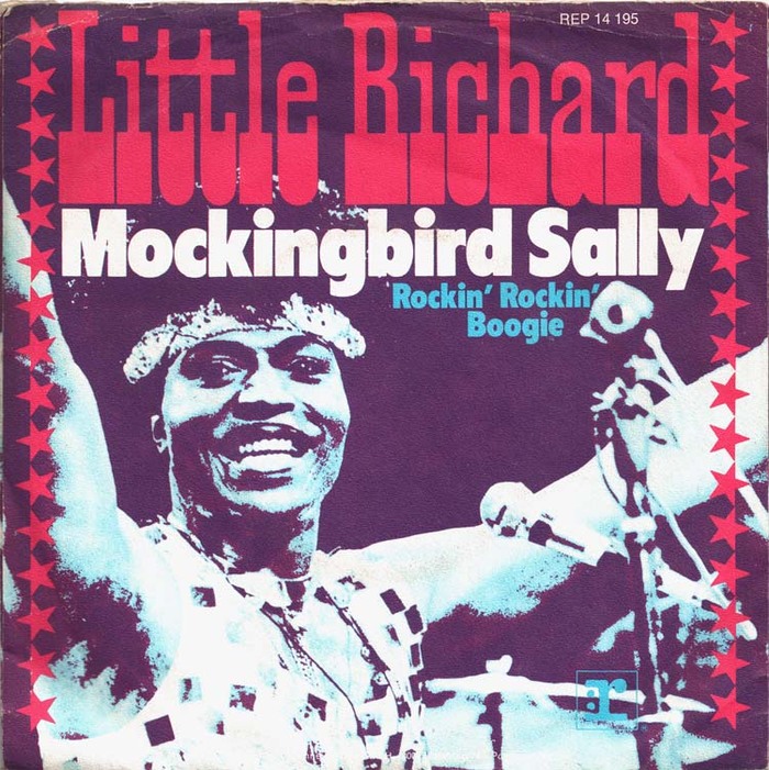 Little Richard – “Mockingbird Sally” / “Rockin’ Rockin’ Boogie” German single cover