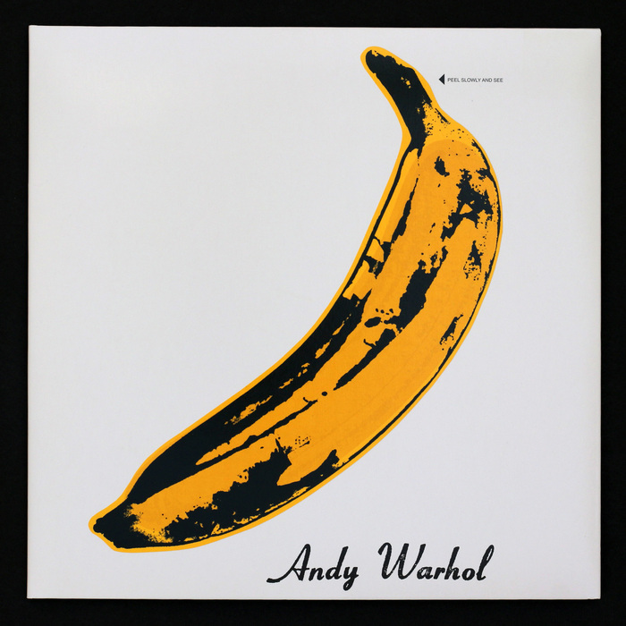 On the front cover of the stereo version, the banana is positioned lower.