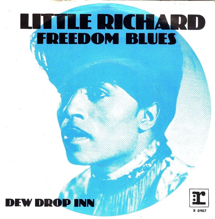 Little Richard – “Freedom Blues” / “Dew Drop Inn” German and Dutch single covers 2