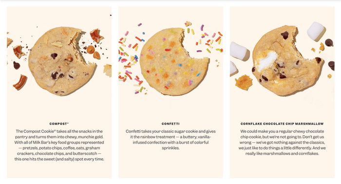Milk Bar website 2