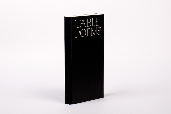 Table Poems 6