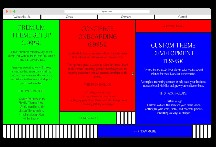 By US website and stationery 3