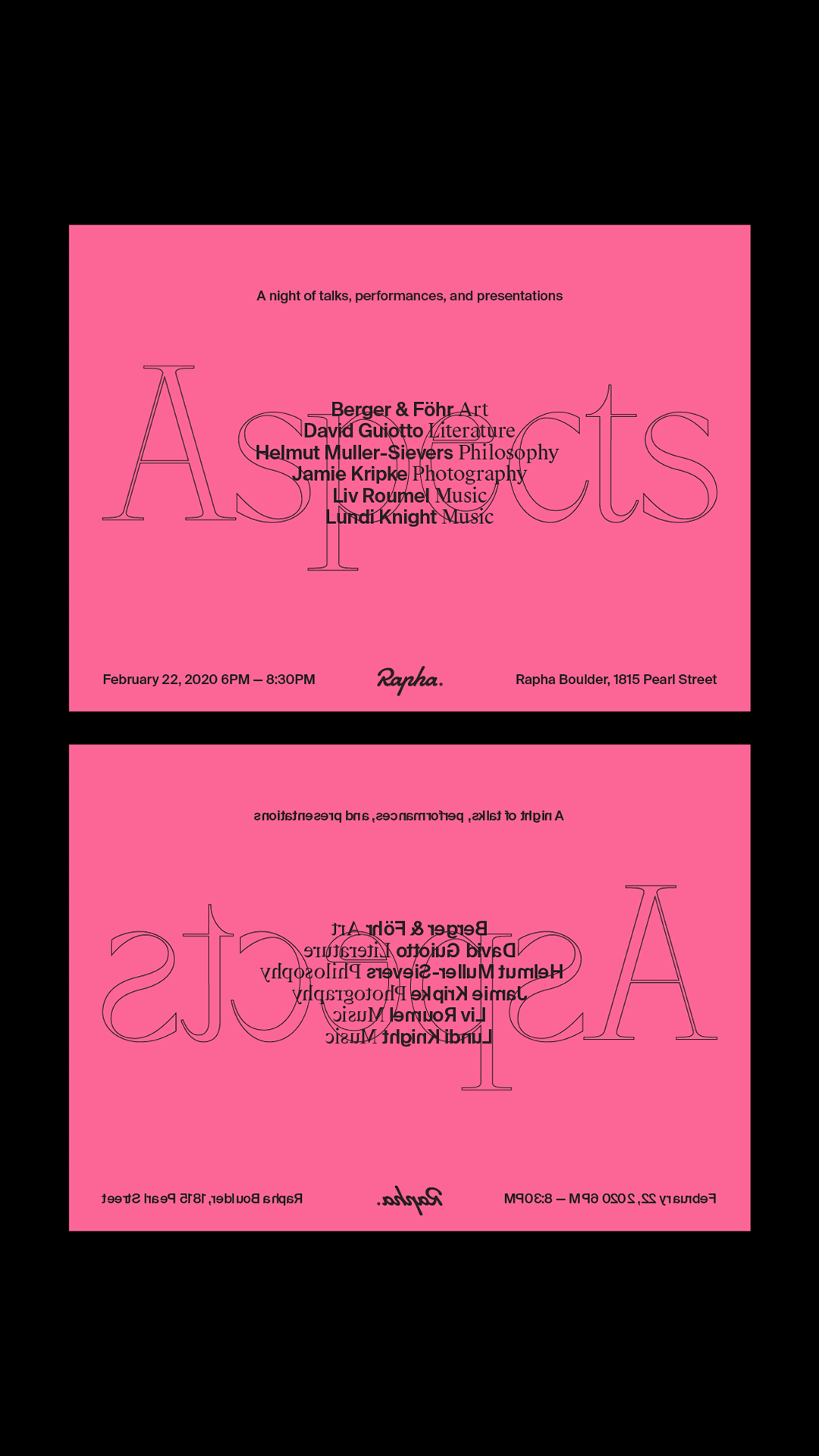 55'×7' Flyer with alternate colors inspired by the fluorescent color palette of cyclists.