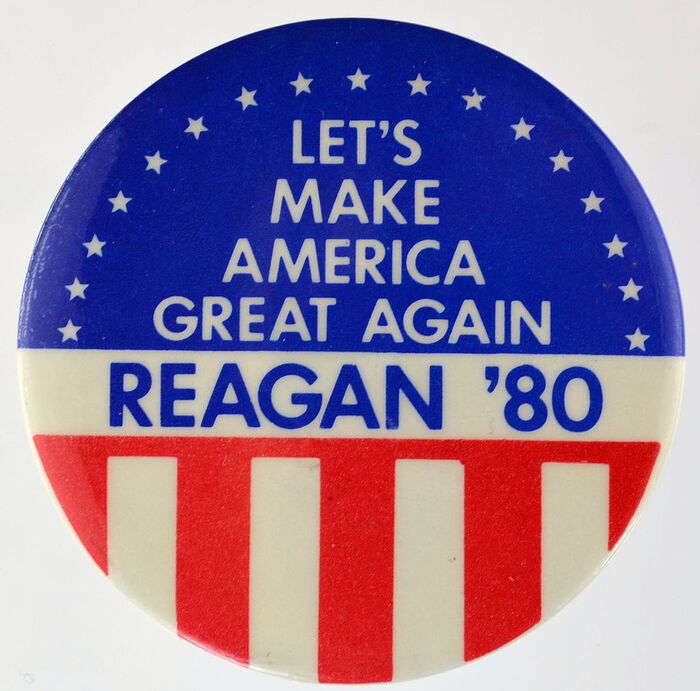 Ronald Reagan 1980 presidential campaign buttons 6