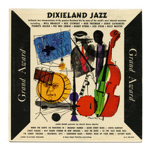 Will Bradley and His Orchestra / Bobby Byrne and His Orchestra – <cite>Dixieland Jazz</cite> album art