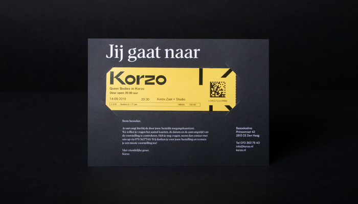 Korzo Theater visual identity 4