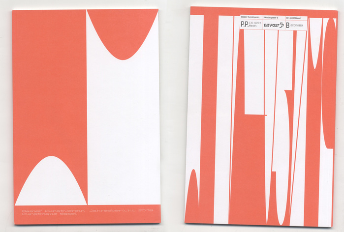 Basel Kunstverein Kunsthalle annual report 2018 1