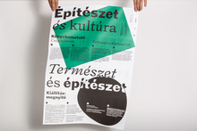 <span><span><cite>Építészet és kultúra</cite> / <span><span><cite>Természet és építészet</cite></span></span></span></span> poster/brochure