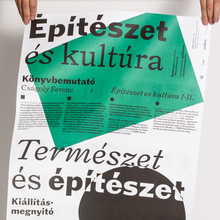 <span><span><cite>Építészet és kultúra</cite> / <span><span><cite>Természet és építészet</cite></span></span></span></span> poster/brochure