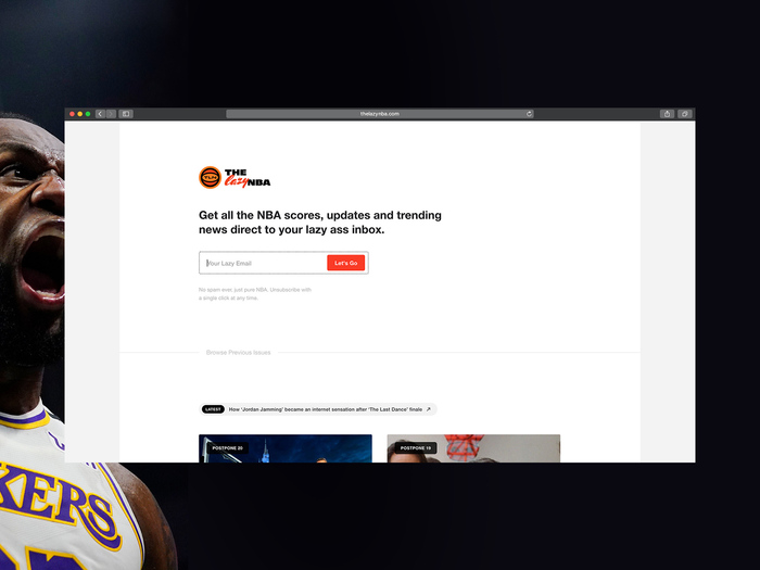 The lazy NBA newsletter 5