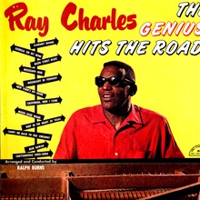 Ray Charles – <cite>The Genius Hits The Road</cite> album art