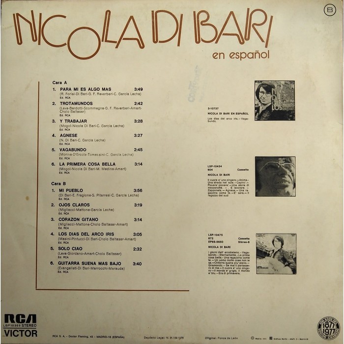Nicola Di Bari – En Español 2