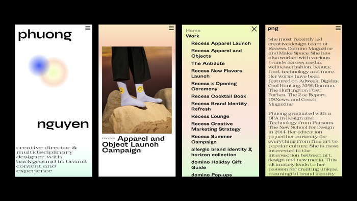 Phuong Nguyen portfolio website 6