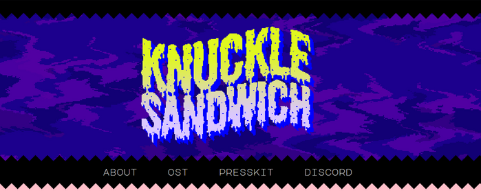The game's logo, seen here at the top of the official website.