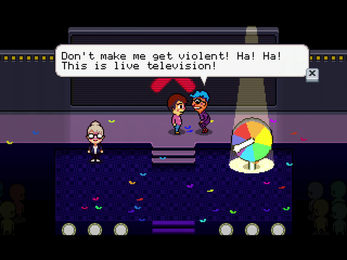 In-game screenshot. Dialogue set in Apple ][.