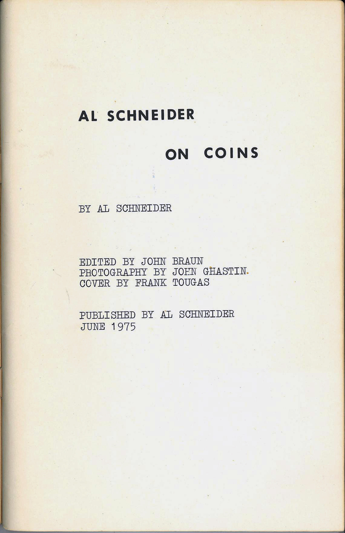 On Coins by Al Schneider 2