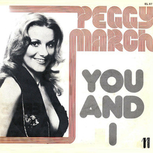 Peggy March – “You and I” Italian single sleeve