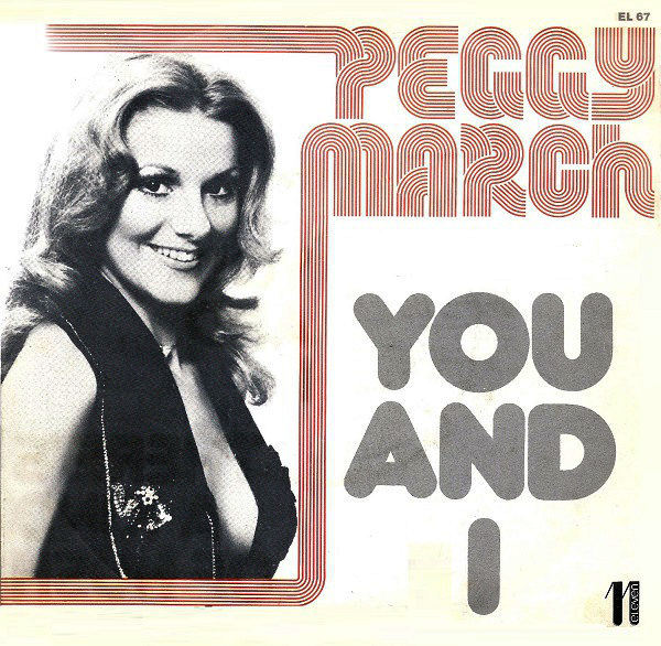 Peggy March – “You and I” Italian single cover 1