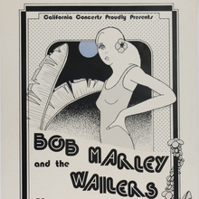 Bob Marley and the Wailers at Civic Theater concert poster