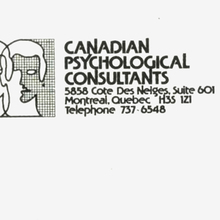 Canadian Psychological Consultants letterhead