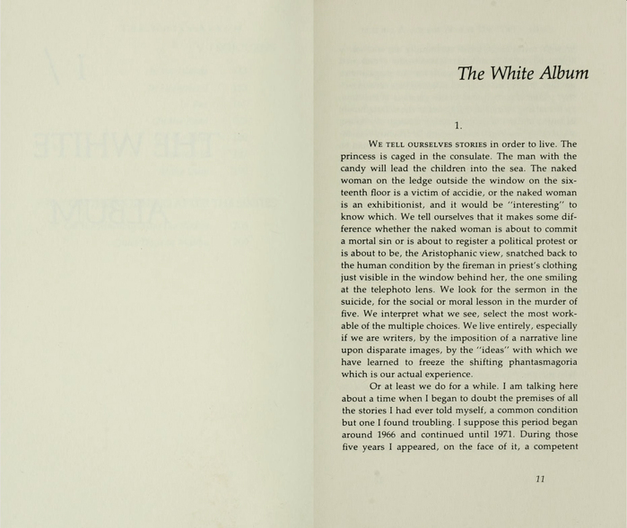 The White Album by Joan Didion (first edition) 6