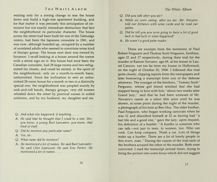 The White Album by Joan Didion (first edition) 7