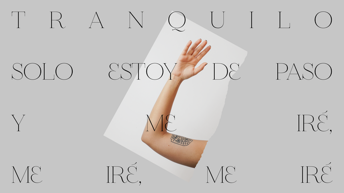 Anaju – “Me iré” single cover and lyrics video 3