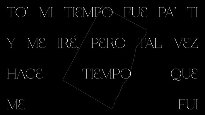 Anaju – “Me iré” single cover and lyrics video 5