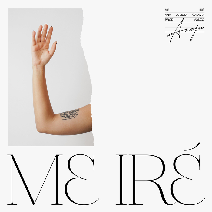 Anaju – “Me iré” single cover and lyrics video 1