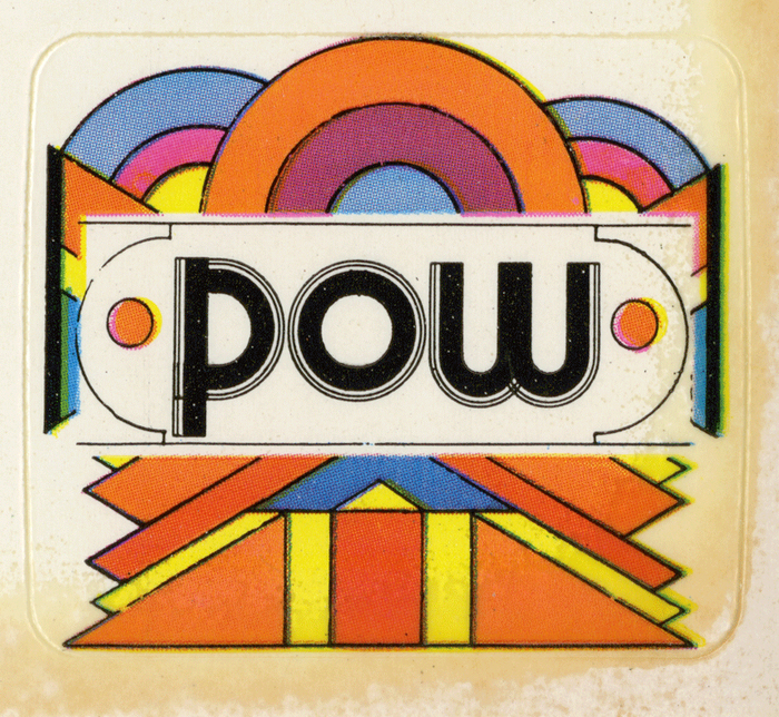 “Pow” is derived from  (Letraset, 1970). P and W are customized.