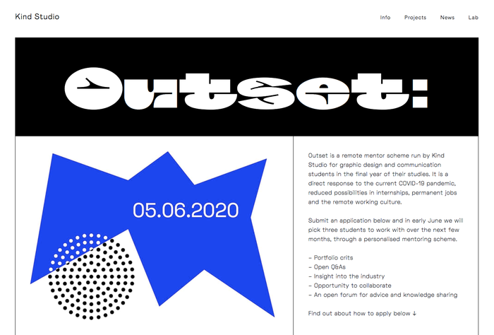 Outset 2020 by Kind Studio 1