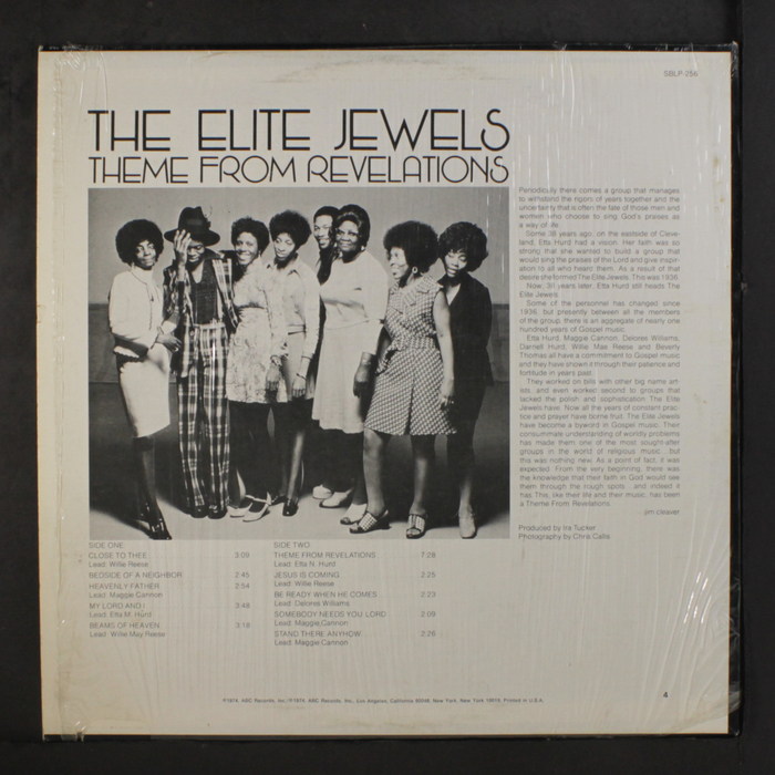 The Elite Jewels – Theme From Revelations album art 2