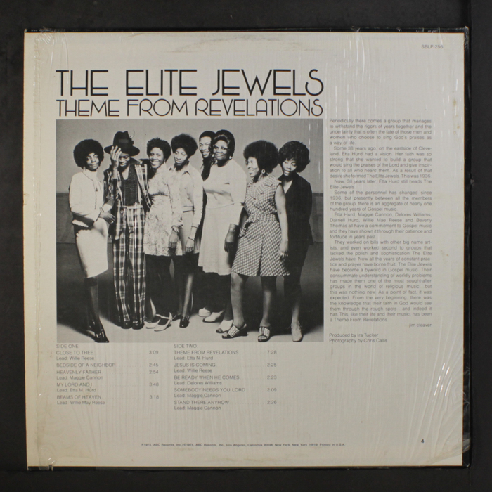 The Elite Jewels – Theme from Revelations album art 2