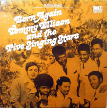 <span><span> Tommy Ellison &amp; The Five Singing Stars –</span> </span><cite>Born Again</cite> album art