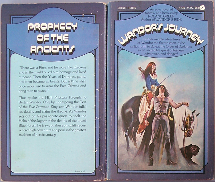 Wandor&rsquo;s Ride and Wandor&rsquo;s Journey by Roland Green (Avon) 5
