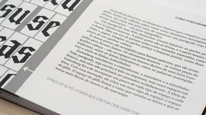 Detail of the text block.