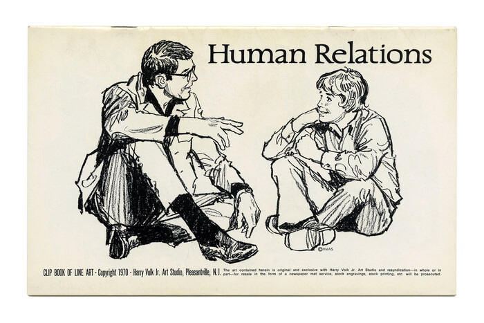 “Human Relations” (No. 541) in  (Carl Dair, 1967), with slightly stretched letterforms.