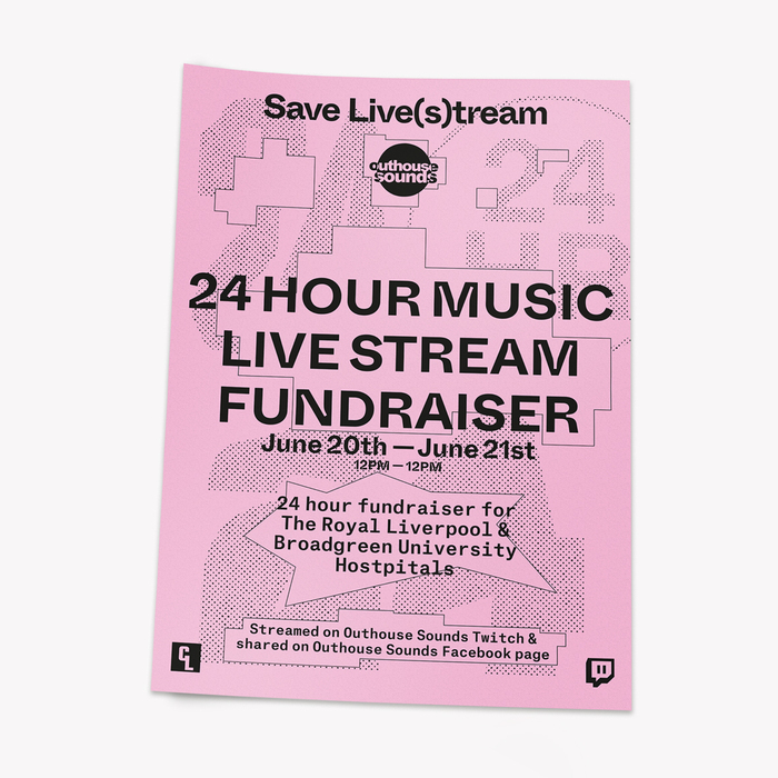 Outhouse Sounds live stream fundraiser poster 1