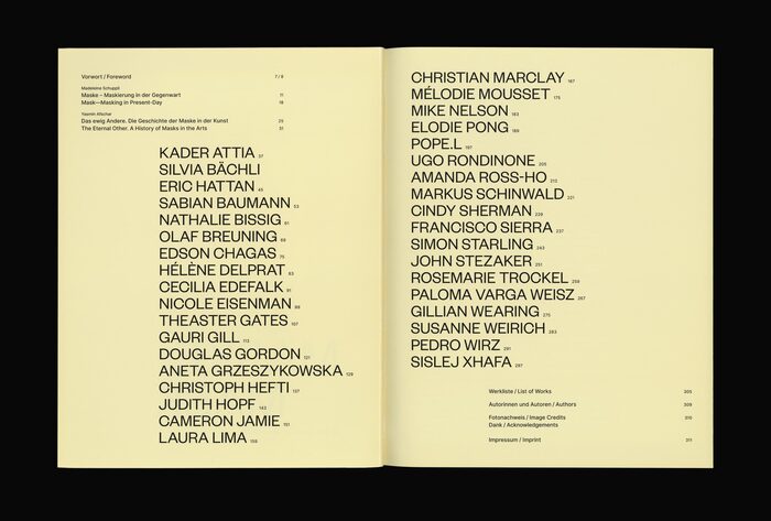 Artists index