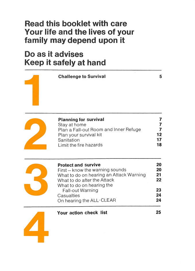 Protect and Survive nuclear attack guide 2