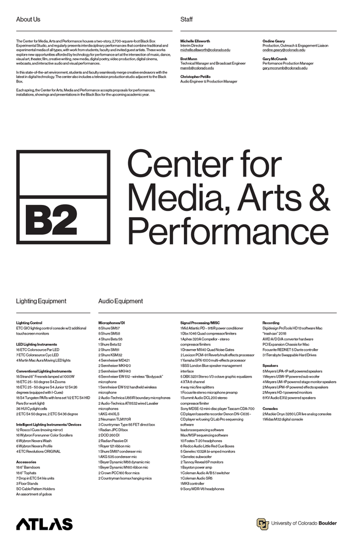 B2: Center for Media, Arts & Performance 6