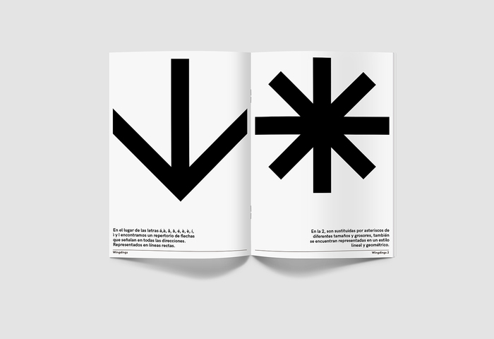 Wingdings &amp; Wingdings 2. Explicades en HK Grotesk 5