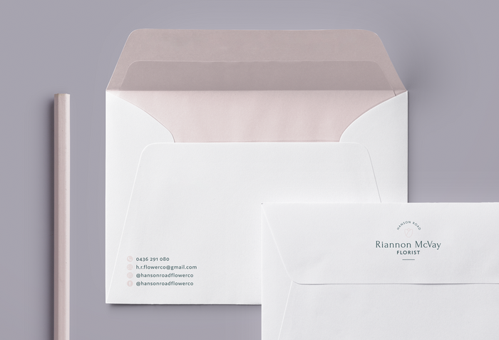 Hanson Road Flower Co. visual identity 5