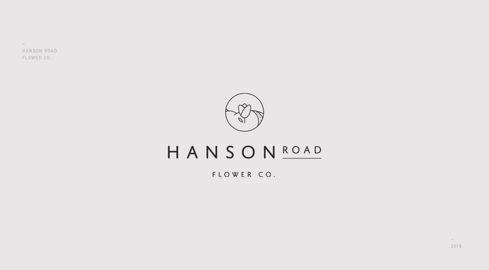 Hanson Road Flower Co. visual identity 3