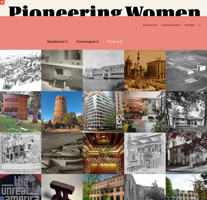 Pioneering Women of American Architecture website 5