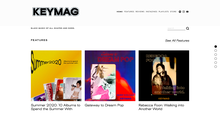 <cite>Keymag</cite> website and artwork