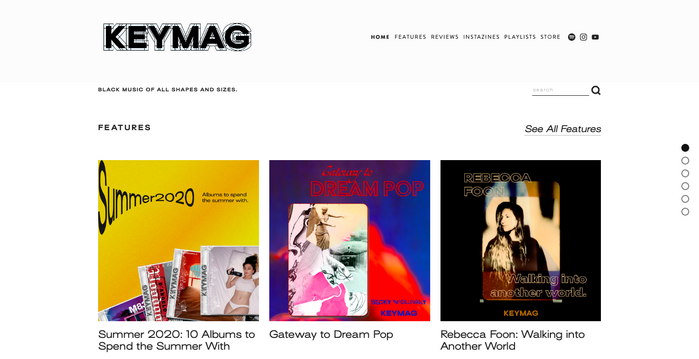 Keymag website and artwork 1