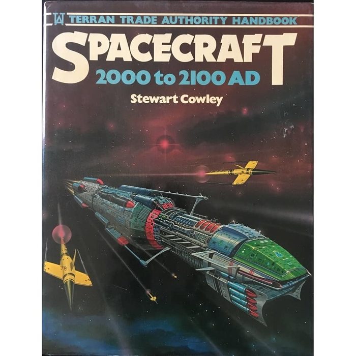 Spacecraft (Chartwell Books, 1978) with Dynamo and Gill Sans. Cover art by Angus McKie.