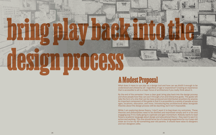 Research booklet spread